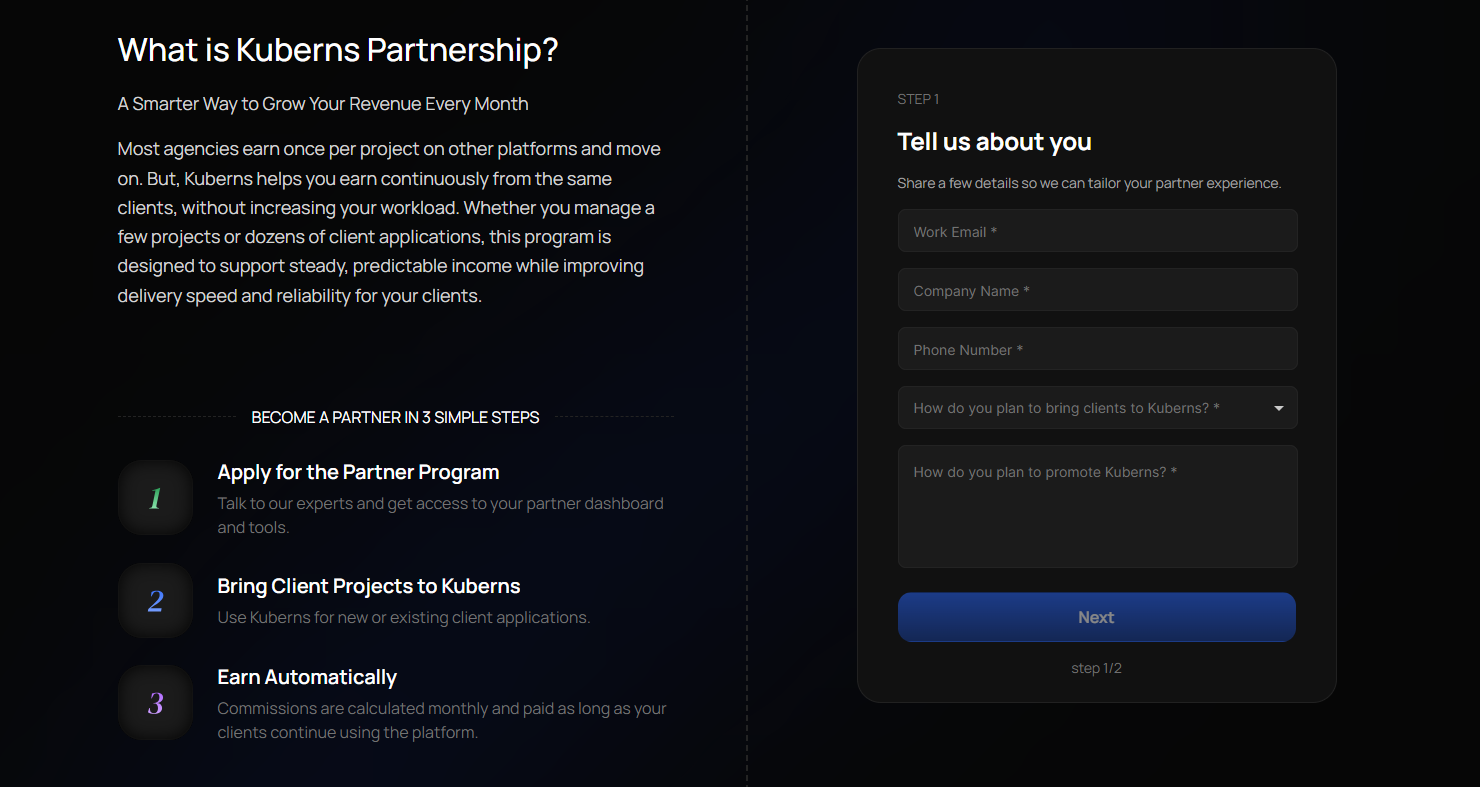Become a Cloud Platform Partner With Kuberns