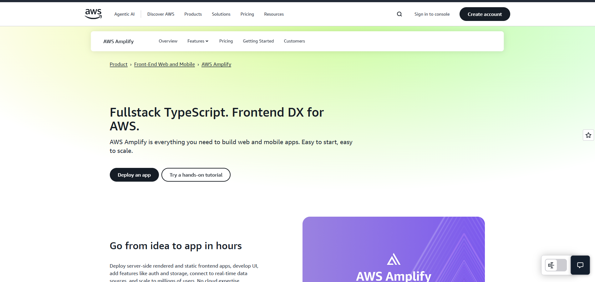 aws-amplify-home-page