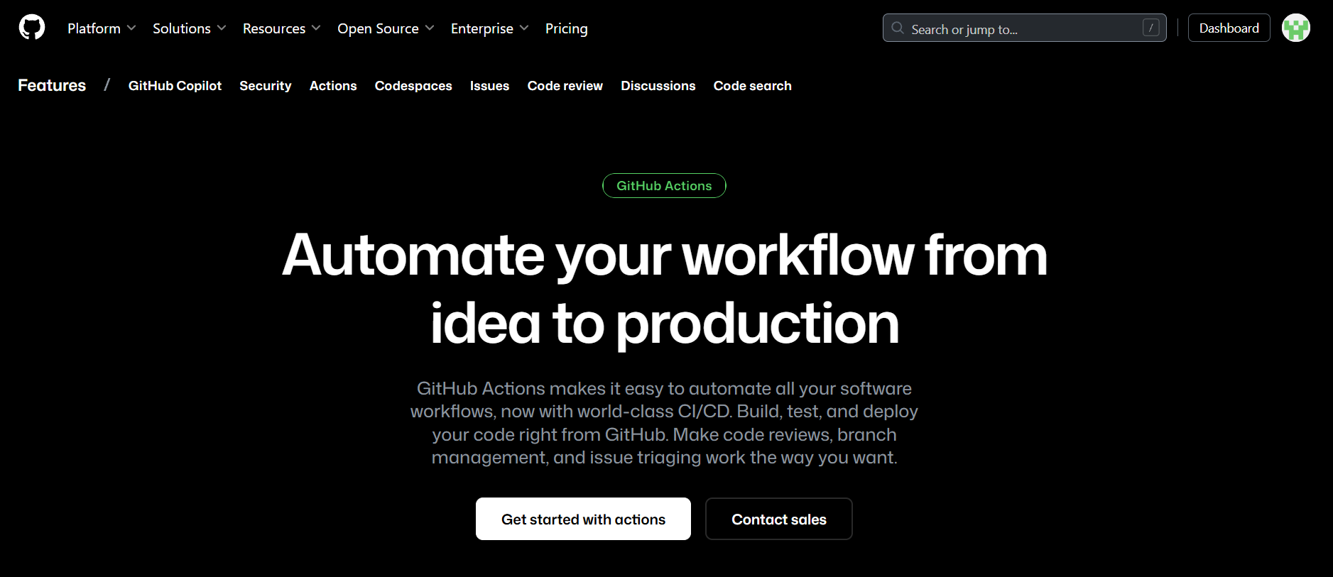Github actions