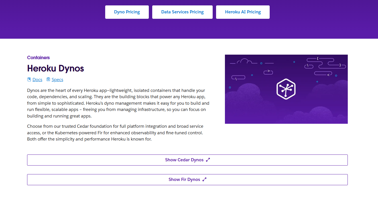 limitations of heroku pricing