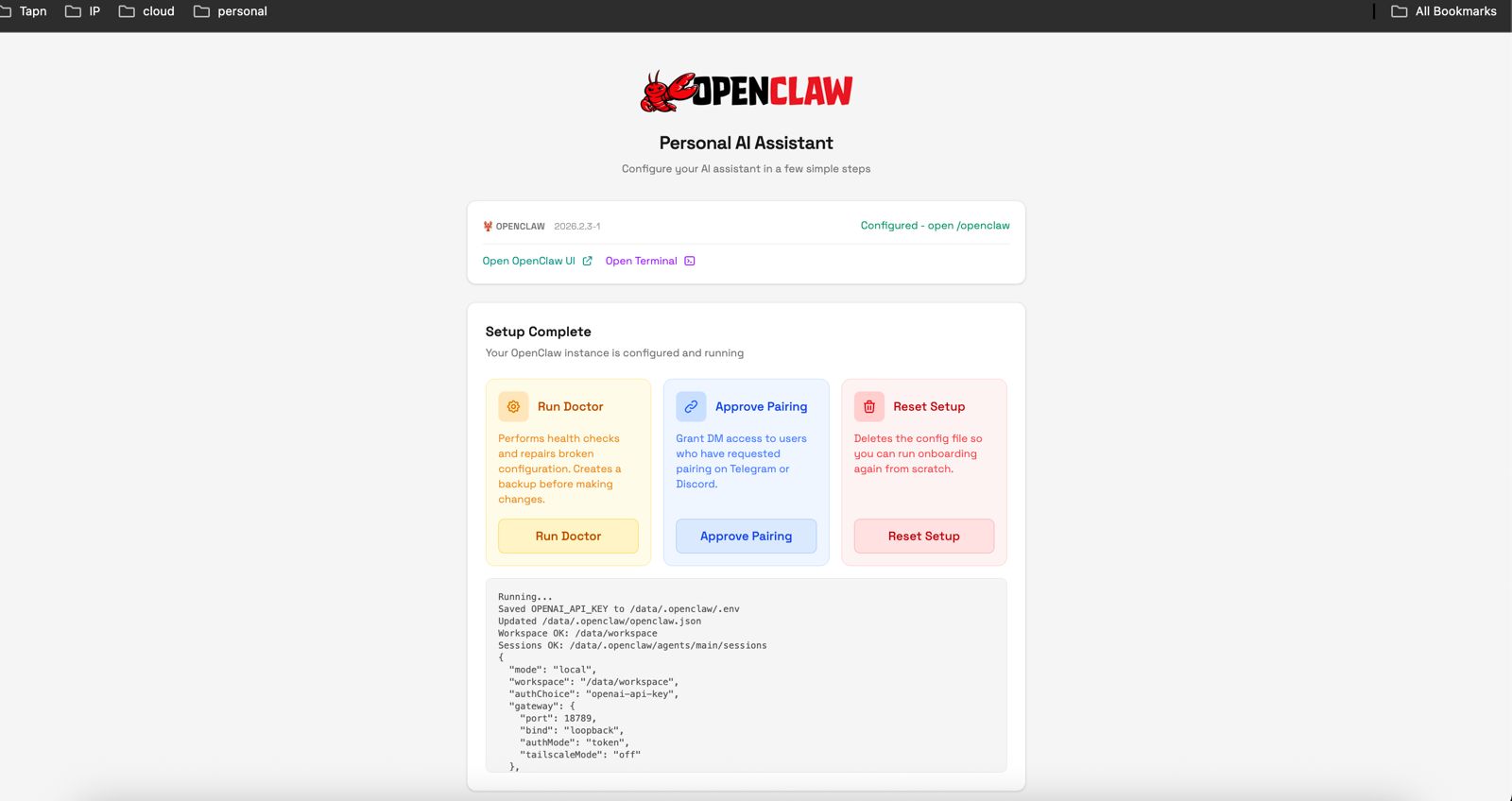 Install Openclaw
