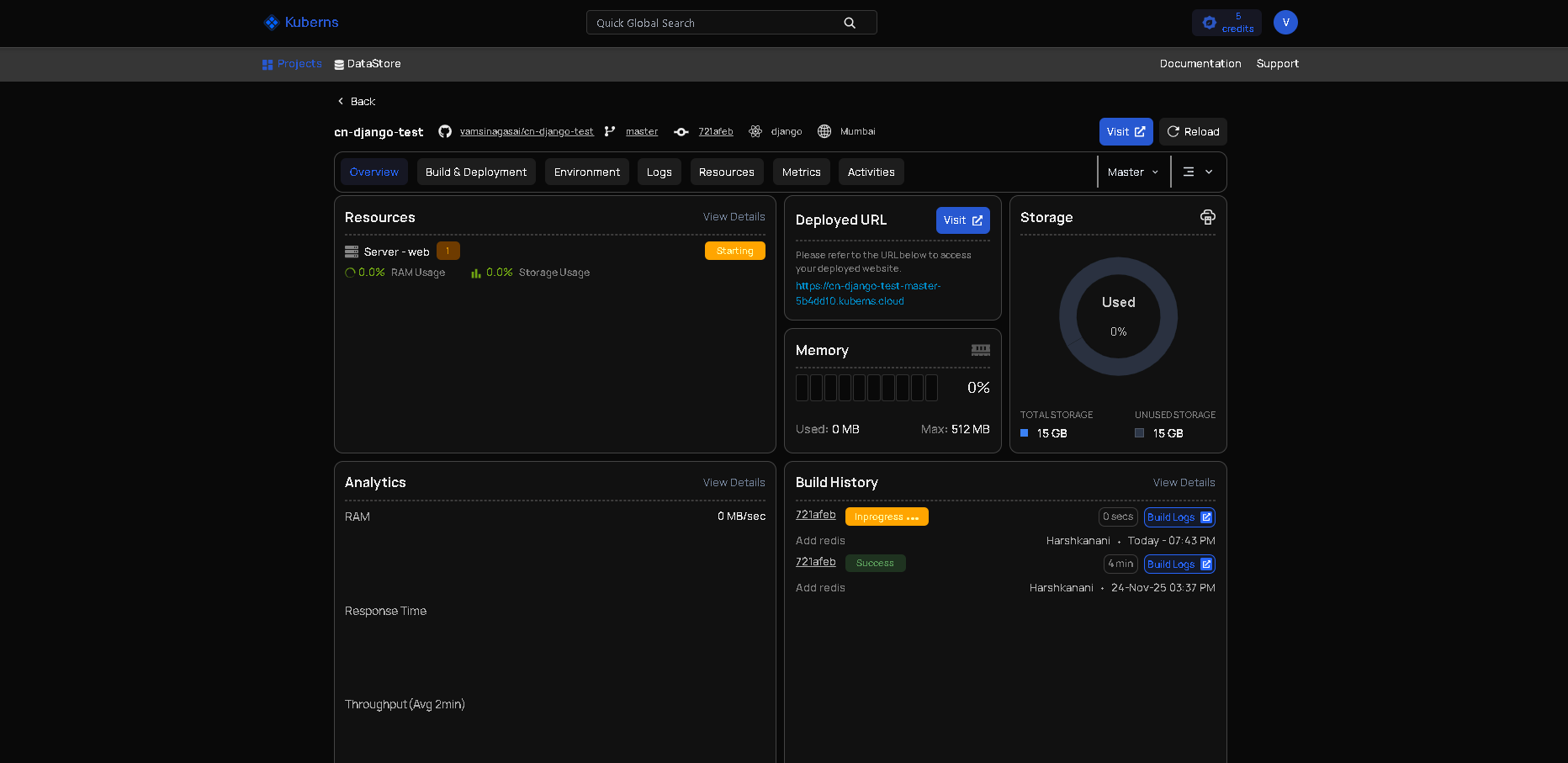 kuberns-dashboard