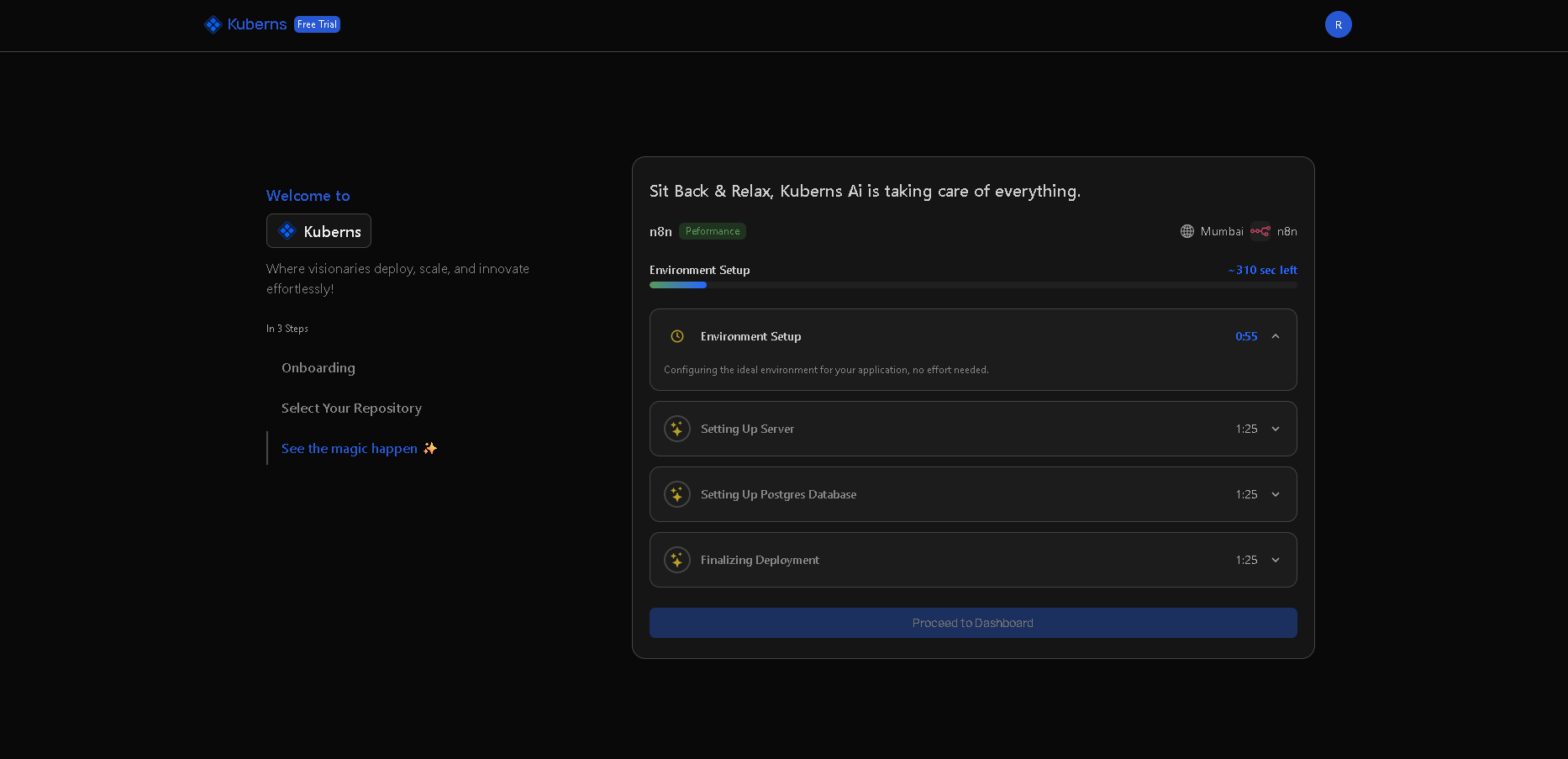 Launch your deployment