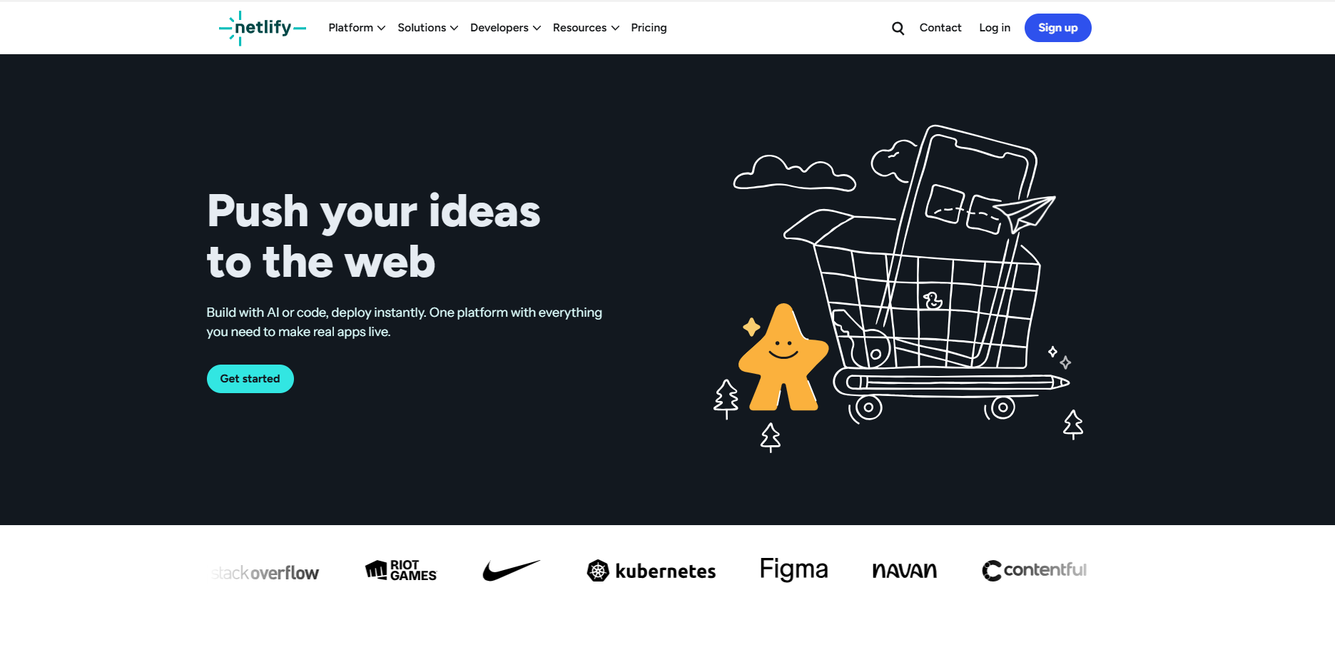 netlify-home-page